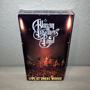 Vhs Used Allman Brothers Band 1992 Live at Great Woods Massachusetts Tested Tape